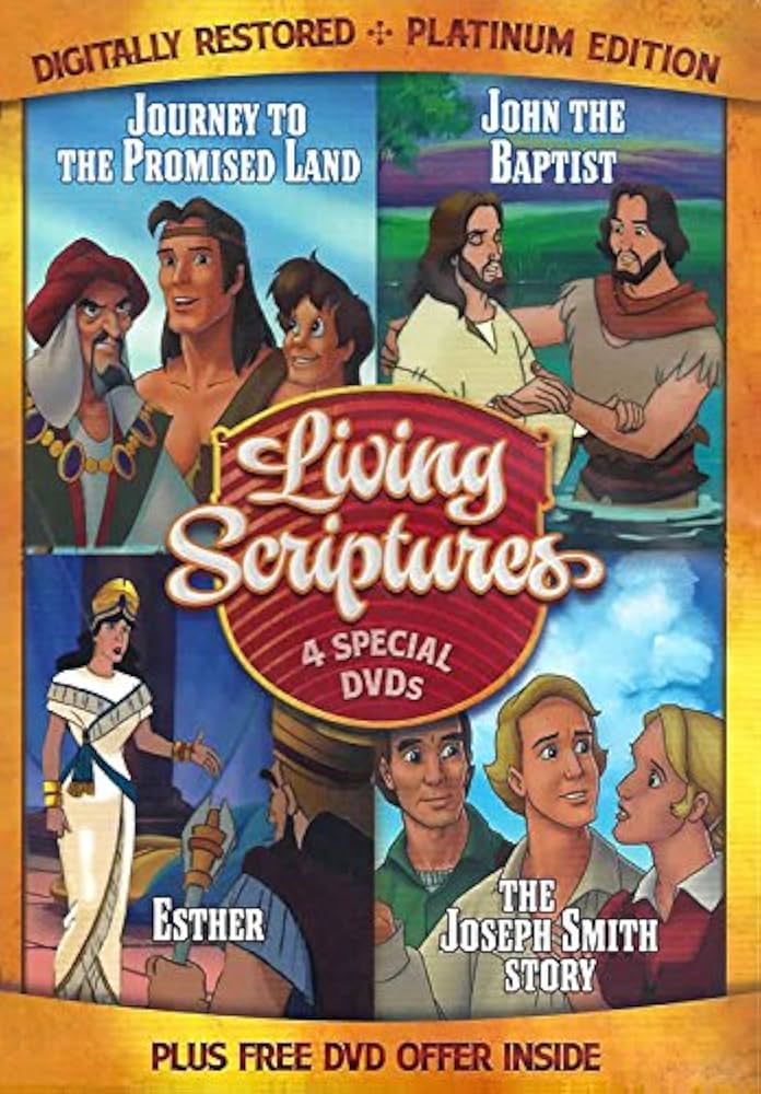 Living Scriptures: 4 Special DVDs (Journey to the Promised Land / John the Baptist / Esther / The Joseph Smith Story) - DVD