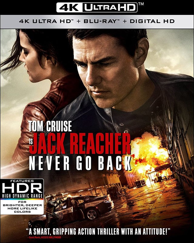 Jack Reacher: Never Go Back (4K UHD + Blu-ray) - 4K Bluray