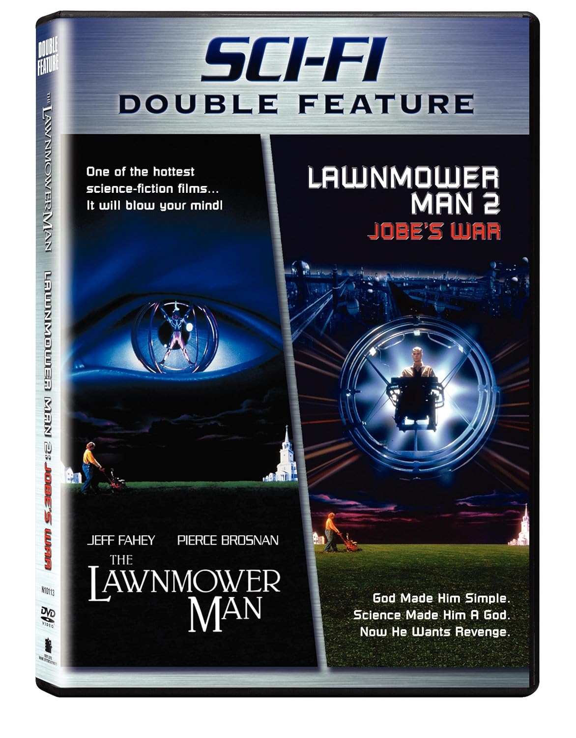 Sci-Fi Double Feature: The Lawnmower Man / Lawnmower Man 2: Jobe's War - DVD
