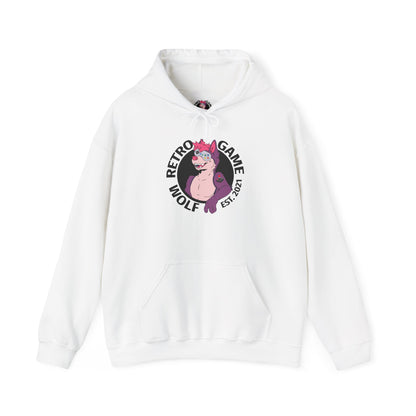 Retro Game Wolf Hoodie