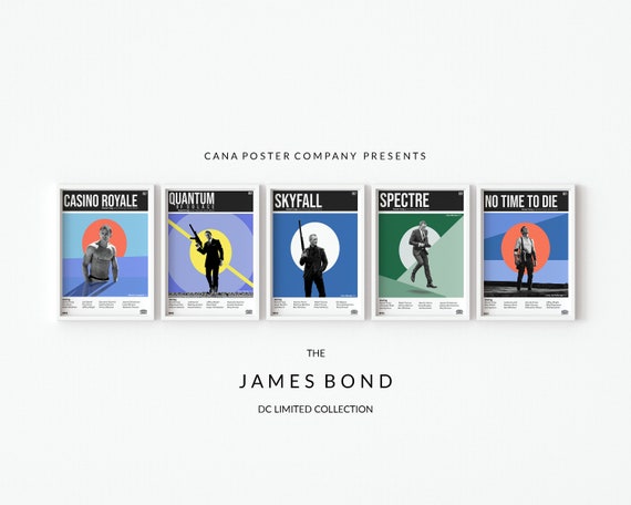 007 Daniel Craig Collection: Casino Royale, Quantum of Solace, Skyfall, Spectre - Bluray