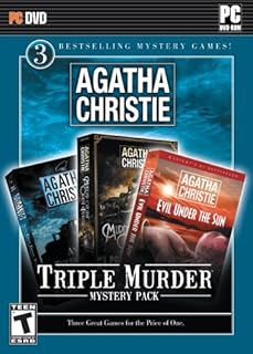 Agatha Christie: Triple Murder Mystery Pack (And Then There Were None, Murder on the Orient Express, Evil Under the Sun) - PC Games