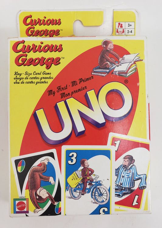 My First Uno: Curious George - Card Games