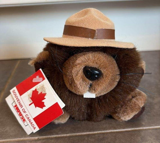 RCMP Royal Canadian Mounted Police Corporal Flapjack Jr Beaver Plush  - Plush