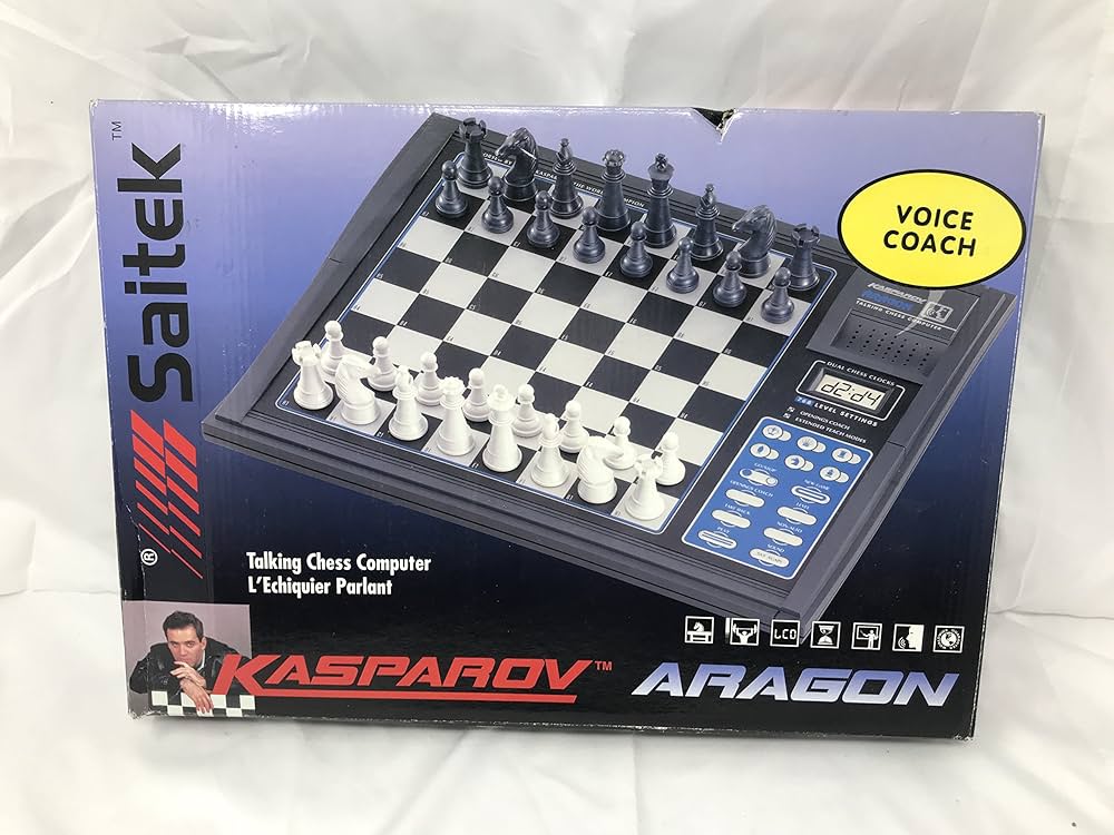 Saitek Kasparov Aragon Talking Chess Computer - Chess