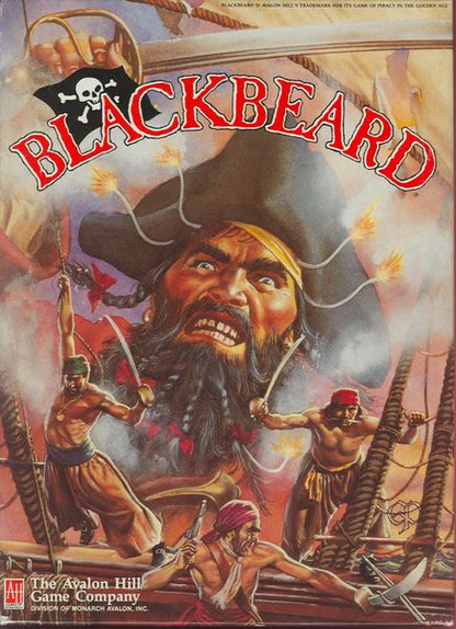 Blackbeard: A Game of Piracy (Avalon Hill) - Board Games