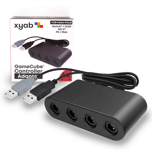 Retro Game Wolf Taylorsville - XYAB Gamecube Controller Adapter for Switch/Wii U/PC - Video Game - Nintendo Switch