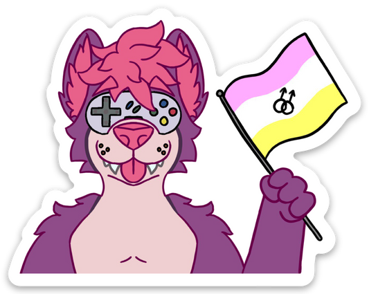 RGW Retro Flag Sticker [Twink] - Stickers