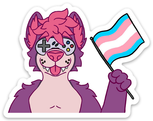 RGW Retro Flag Sticker [Transgender] - Stickers