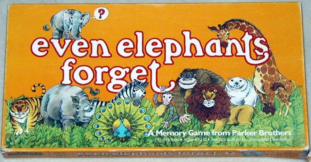 Even Elephants Forget - Board Games